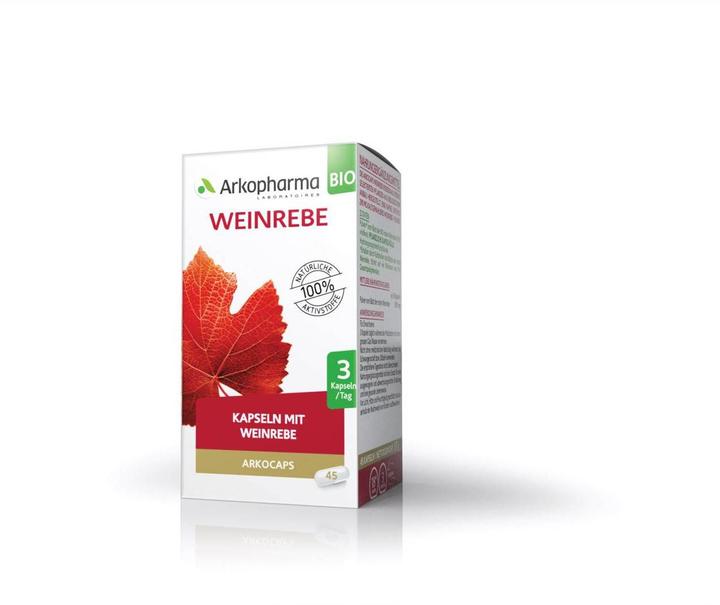 Produktbild Arkopharma Arkocaps Bio Weinrebe Kapseln (45 Stück, Kapseln, 42 g)