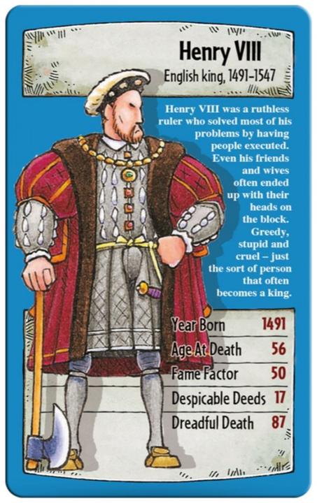 Immagine prodotto Top Trumps Gioco da tavolo Horrible Histories - Inglese (Inglese)