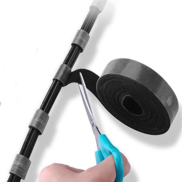 Image du produit Hermex 5m x 10mm Rouleau de bande Velcro Passage de câble Velcro Collier de serrage (500 cm)
