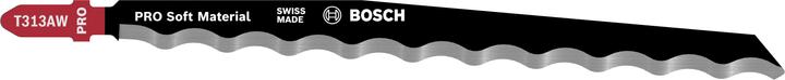 Bosch Professional Zubehör PRO Soft Material T313AW Stichsägeblatt, 152 mm, 3-tlg.