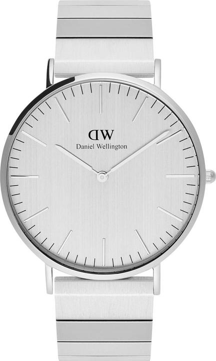 Actual product image Daniel Wellington Classic Piano Link Silver Unitone (Analogue wristwatch, 40 mm)