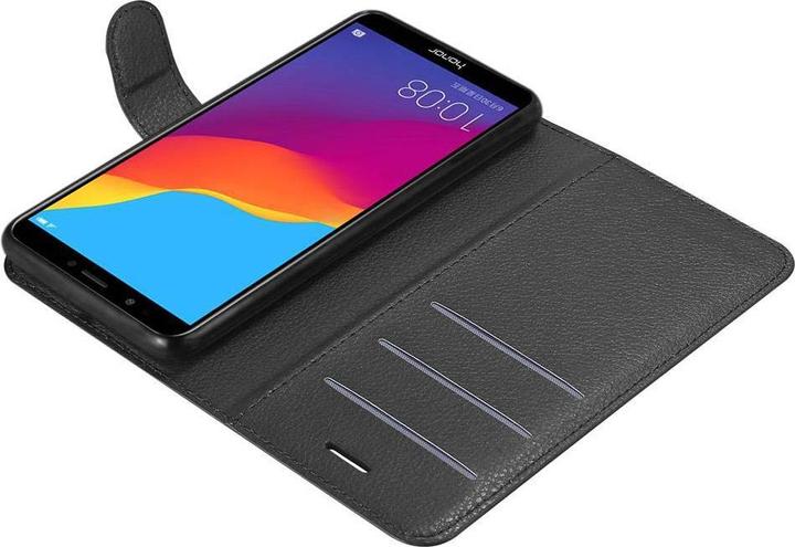 Actual product image Cadorabo Book with stand function cover (Honor 7c)