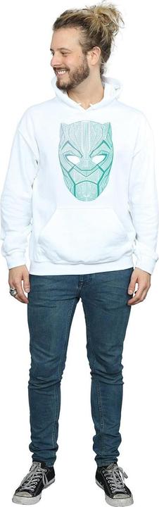 Produktbild Schwarzer Panther Stammesmaske Hoodie (M)