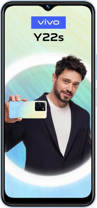 Image du produit Vivo Y22S 128G+6G Starlit Blue (128 Go, Cyan, 6.55", Double SIM, 50 Mpx, 4G)
