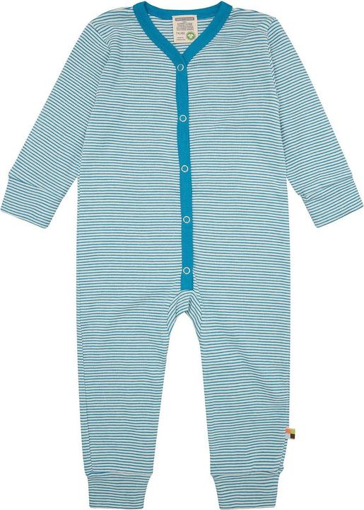 Actual product image loud + proud Sleep overall stripes in fine rib (92)
