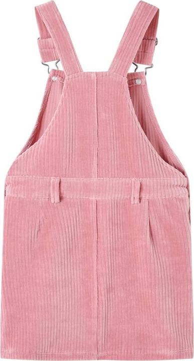 Actual product image VidaXL Children's dungaree dress corduroy light pink 104,Material: 58 % cotton (104)