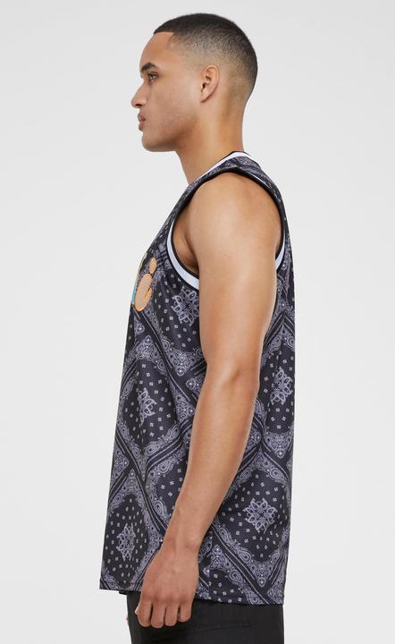 Image du produit Karl Kani KU232-014-2 KK Woven Signature Paisley Basketball Tank - 110759 (XXL)