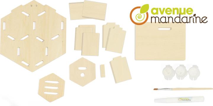 Image du produit Avenue Mandarine Set créatif hôtel à insectes à construire