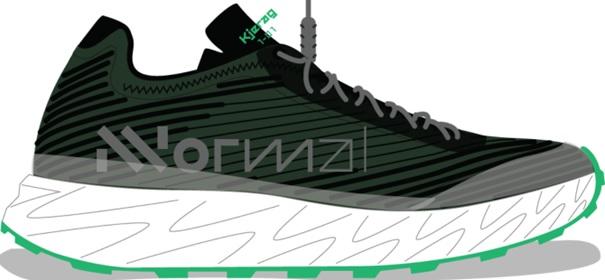 Produktbild Nnormal Kjerag Shoe Black/Green (39 1/3)