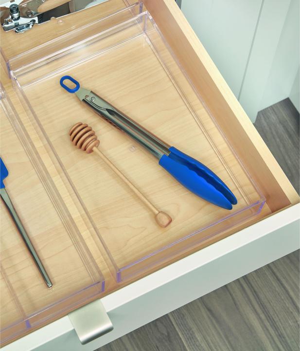 Actual product image iDesign Clarity (30.5 x 10 x 5 cm, 20.5 x 10 x 5 cm, 10 x 10 x 5 cm, 20.5 x 20.5 x 5 cm)
