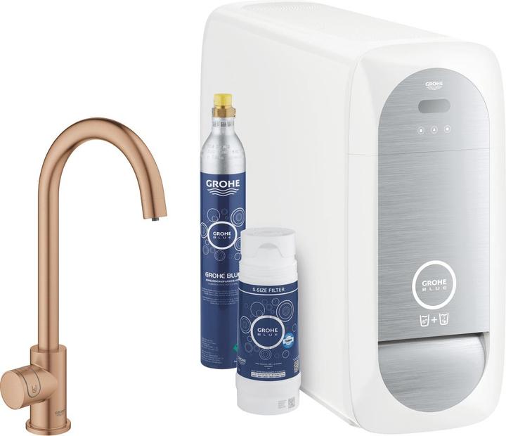 Produktbild Grohe Kaltwasser Armatur Blue warm sunset gebrstet 31498