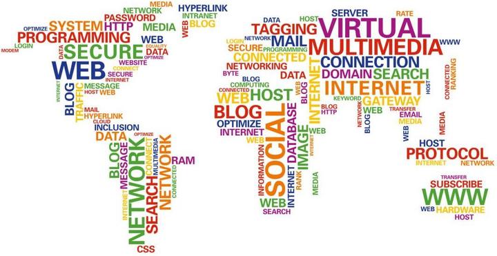 Image du produit Trenddeko Carte du monde Typo - Network (180 x 92 cm)