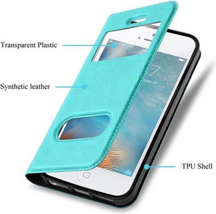 Productafbeelding Cadorabo Boek met Uitzicht Dubbele Raambedekking (Apple iPhone 5)