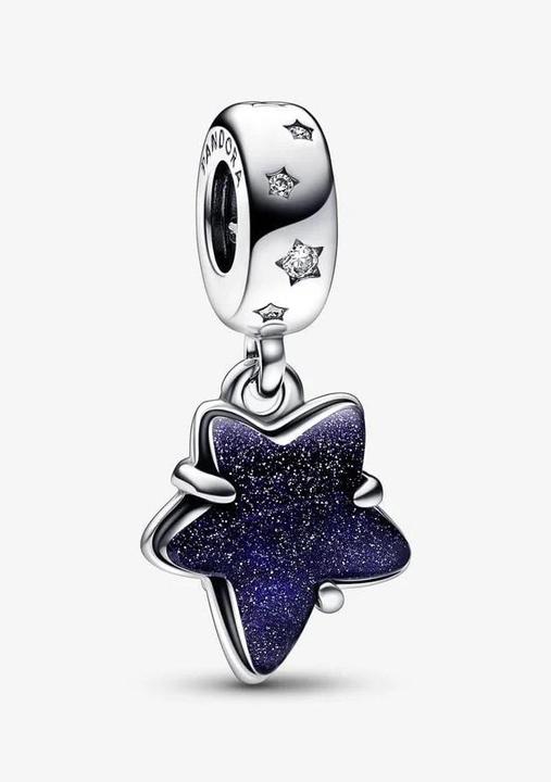 Image du produit Pandora Suspension Étoile céleste (Argent 925, Verre de Murano, Zircone)