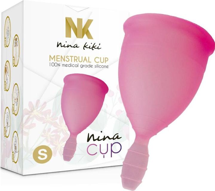 Actual product image Nina Kiki Nina Cup Menstrual Cup Size Pink (S)