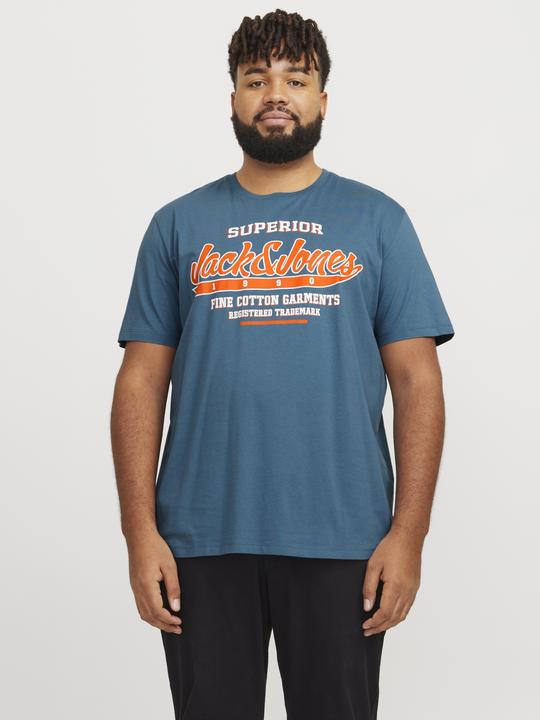 Produktbild Jack & Jones Jjelogo Tee Ss O-Neck 2 Col Aw24 S Pls (7XL)