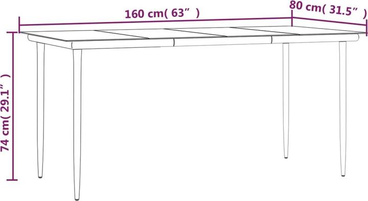 Actual product image VidaXL Renatus (80 cm)