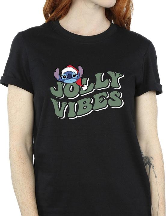 Immagine prodotto Disney Lilo & Stitch Jolly Chilling Vibes Maglietta Ampia Donna (XXL)