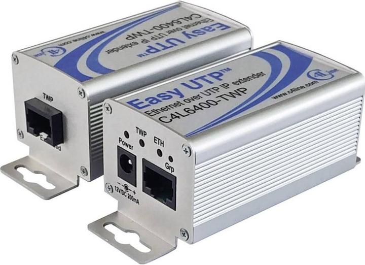 Produktbild Renkforce RF-2871000 Netzwerkverlängerung 2-Draht Reichweite (max.): 500m 2 St. 100MBit/s ohne PoE-
