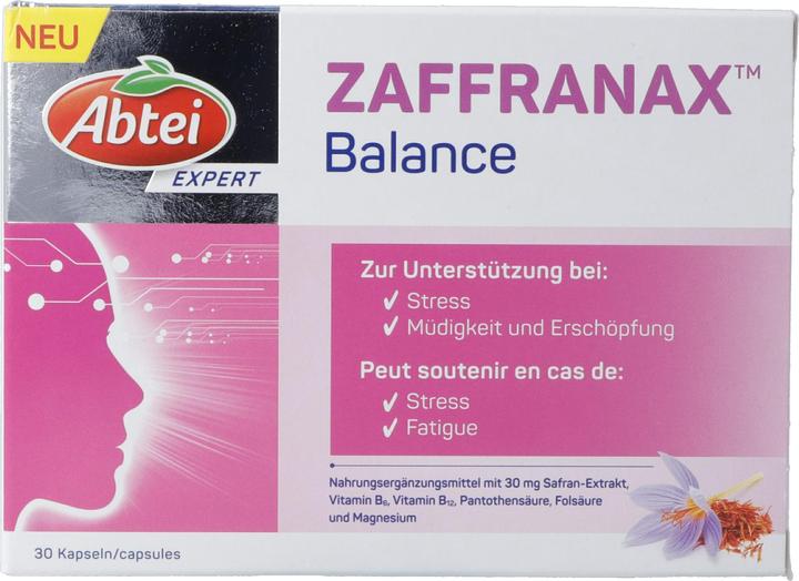 Produktbild Abtei ZAFFRANAX Balance Kaps 30 Stk (30 Stück, Kapseln, 47 g)