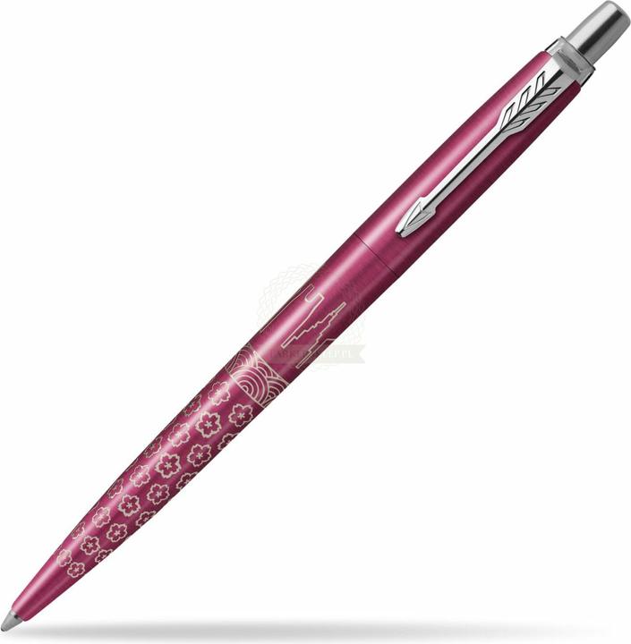 Produktbild Parker Pen Druckkugelschreiber JOTTER Tokyo, metallic-rosa Strichstärke: M, Strichfarbe: blau, Schaft aus Edels (Pink, 1 x)