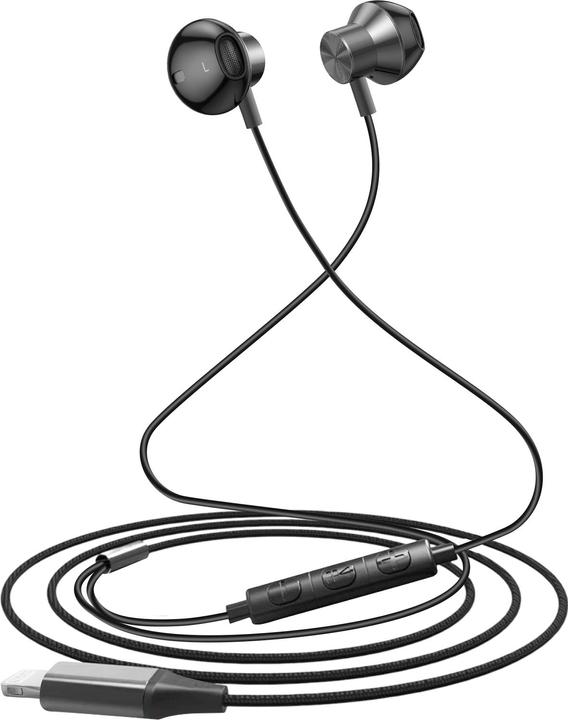 Actual product image LinQ Wired Lightning Earphones Semi-intra-auricular (Cable)