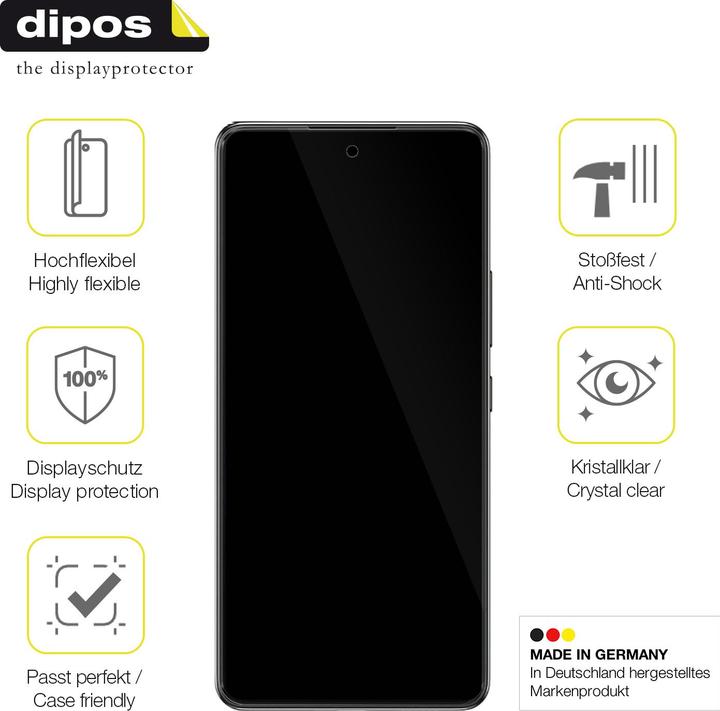 Produktbild Dipos 3D Full Cover Schutzfolie (1 Stück, Samsung Galaxy A53 5G)
