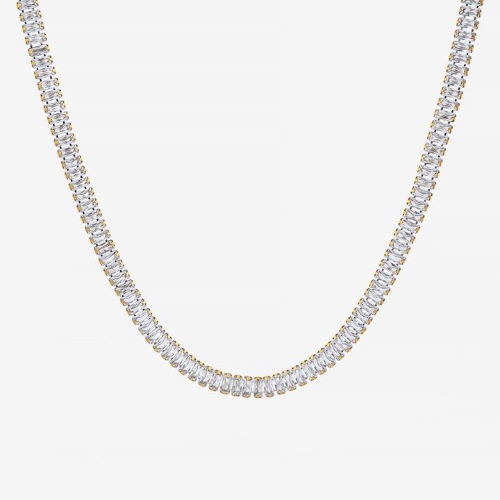 Sensora Jewelry Baguette Halskette (Edelstahl)