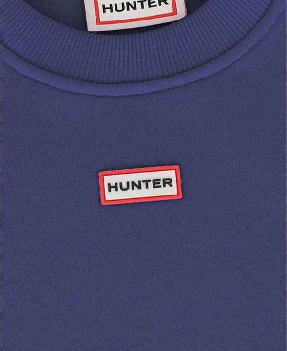 Actual product image Hunter Womens/Ladies Tina Logo Crew Neck Crop Sweatshirt (L)
