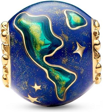 Produktbild Pandora Planet Erde Charm (Metall, Vergoldet, Emaille)
