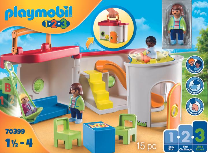 Image du produit Playmobil Mon jardin d'enfants à emporter (70399, Playmobil 1.2.3)