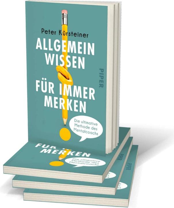 Immagine prodotto Allgemeinwissen für immer merken (Tedesco, Peter Kürsteiner, 2023)