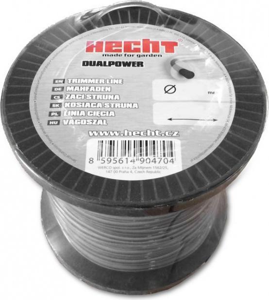 Hecht 10318016 1.6 mm x 180 m, Runder Ersatzfaden DUAL POWER Rasentrimmer (Rasentrimmer, Trimmerfaden + Fadenspule)