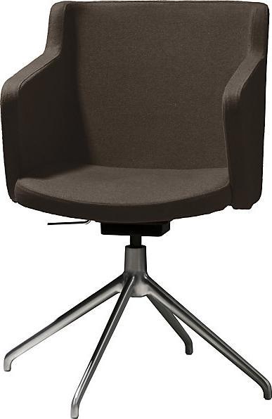 Produktbild Topstar Besprechungssessel SFH, 3D-Sitzgelenk und Aluminium-Fusskreuz, braun