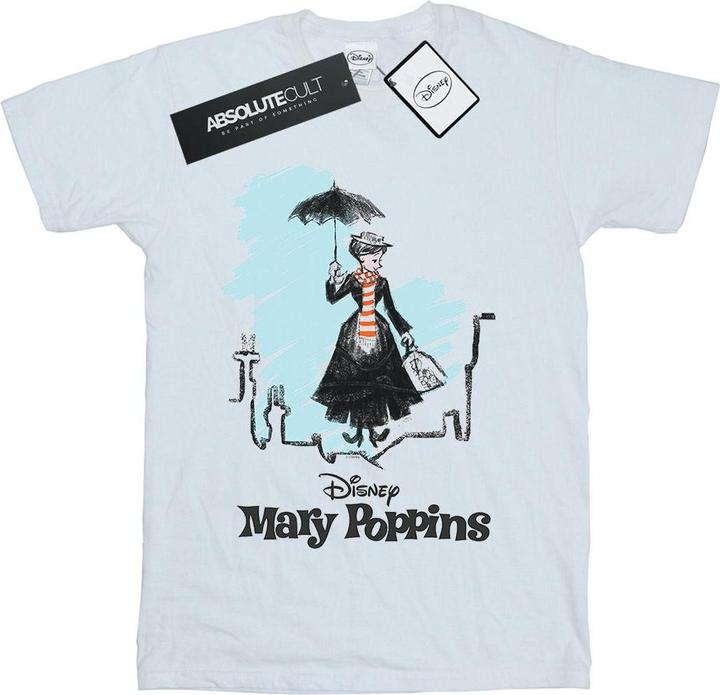 Image du produit Disney - T-shirt MARY POPPINS ROOFTOP LANDING COLOUR - Femme (XL)