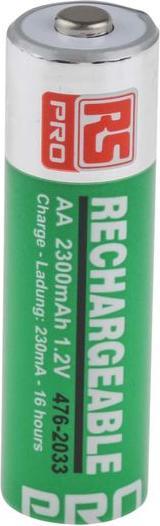 Image du produit Rs Pro Accu NiMH AA 1,2V 2300mAh (4 pcs, AA, 2300 mAh)