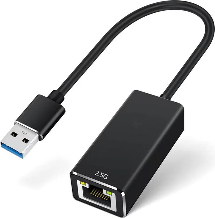 Image du produit Value Convertisseur USB 3.2 Gen 1 Type A vers 2.5 Gigabit Ethernet (USB, RJ45 2.5 Gigabit Ethernet (1x))