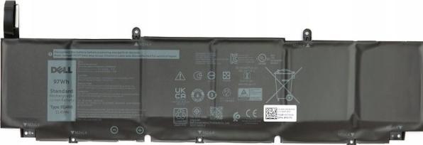 Image du produit Dell BTRY,PRI,97WHR,6C,LITH,SMP (6 cellules, 8.07 mAh)