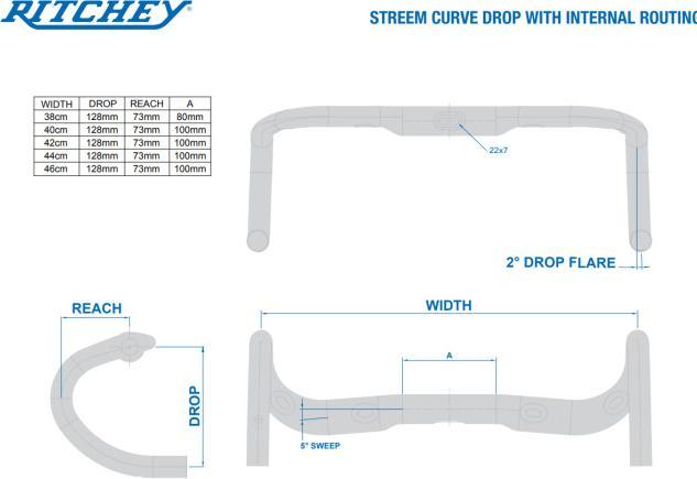 Actual product image Ritchey WCS Streem Di2 Road (380 mm)