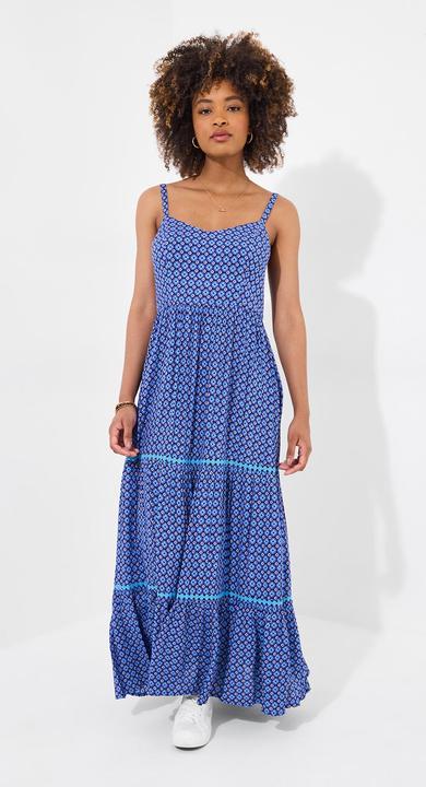 Produktbild Joe Browns Geo Print Lace Trim Strappy Maxi Dess (10)