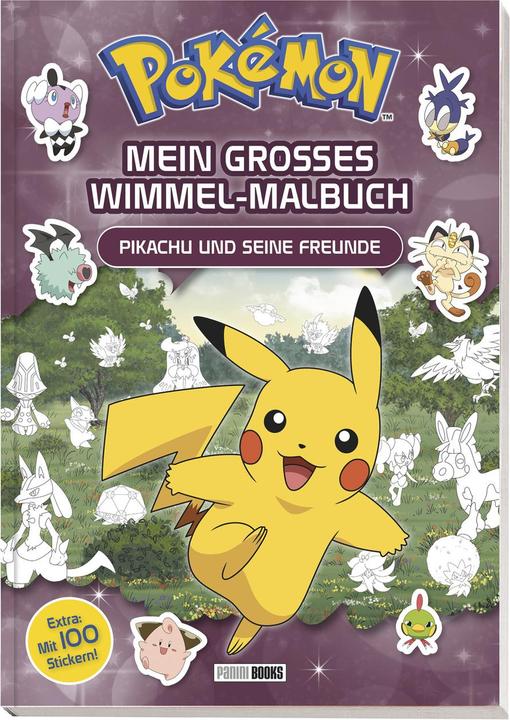 Image du produit Panini Pokémon Mon Grand Livre de Coloriage Objets Cachés - Pikachu et ses amis