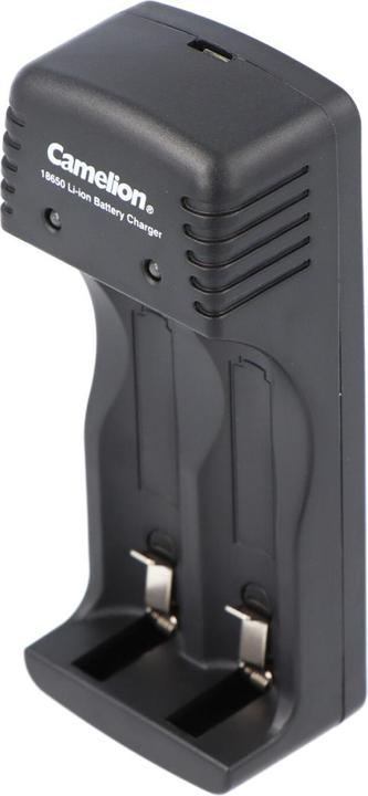 Image du produit Camelion Chargeur avec câble de charge Micro USB adapté à 1 ou 2 accus Li-ion 18650 (Chargeurs sans batterie)
