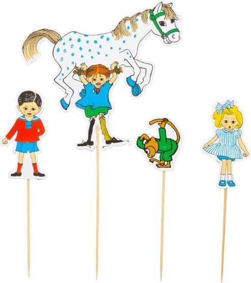 Immagine prodotto Haza Witbaard Pippi Calzelunghe: Set di spiedini - 4 Pezzi