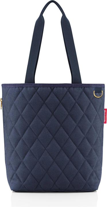 reisenthel classic shopper M rhombus midnight gold – Geräumige Shopping Bag und edle Handtasche in e