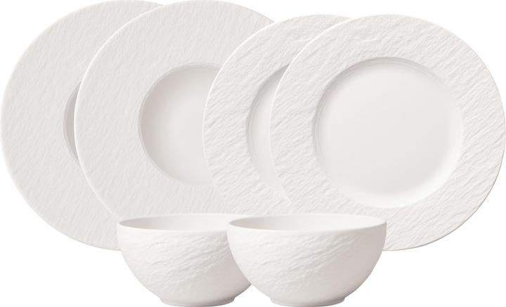 Produktbild Villeroy & Boch Starter Set 6tlg. EC Manufacture Rock blanc (6 Stück)