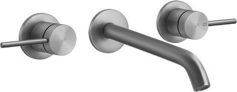 Immagine prodotto Gessi Set di montaggio con finitura 316 Flessa per miscelatore a 2 maniglie per lavabo a parete, boc
