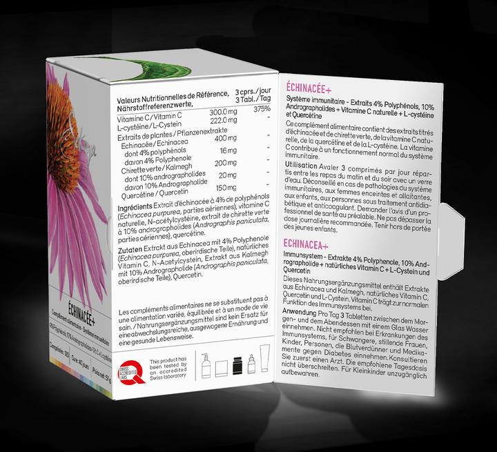 Produktbild Sekoya Echinacea + | Gegen Erkältungen (120 Stück, Tabletten)