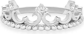 Image du produit Brilio Silver - Original silver ring Crown RI115W - Circuit : 50 mm (50)