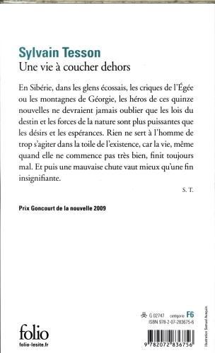 Actual product image Une vie à coucher dehors (French, Sylvain Tesson, 2019)