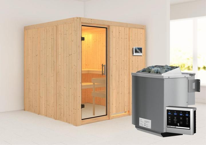 Produktbild Karibu Rodin ohne Dachkranz (9 KW Bio externe Steuerung)